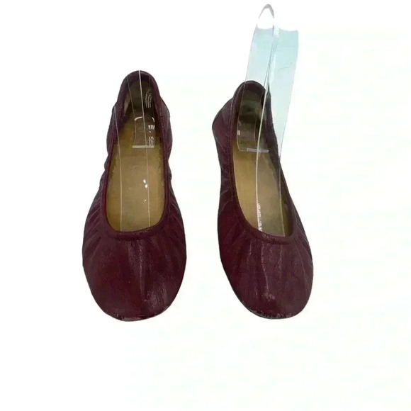 Tieks by Gavrieli size 6 ballet flats travel balletcore burgundy - Picture 2 of 8